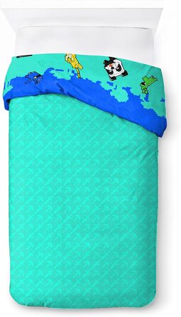 Креативна мода 100 бавовна комплект дитячої постільної білизни 135x200 см односпальний розмір - підодіяльник наволочка 50x70 см