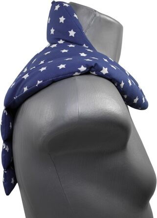 Подушка для шиї для шийного відділу хребта - шия плечі спина - зоряно-синя - ріпакова подушка - грілка для шиї