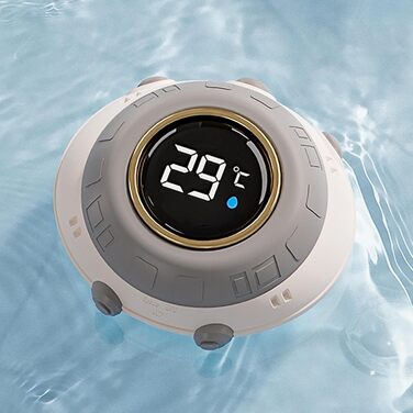 Термометр для ванни Teksome, цифрові термометри для ванни - вимірювач температури води - цифрові кімнатні термометри зі світлодіод