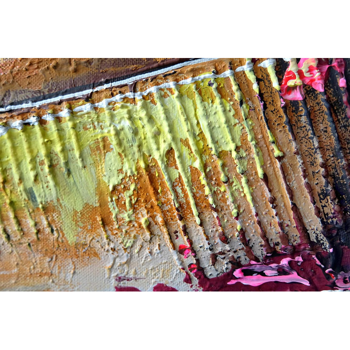 Моніка Мірафьорі I 100 РУЧНИЙ РОЗПИС I Картина Мінімалізм 140х70см Картина Ручний розпис Акриловий живопис Дуже великий акриловий