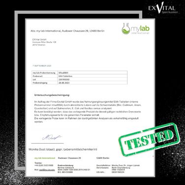 Таблетки EXVital EAA, 510 шт.