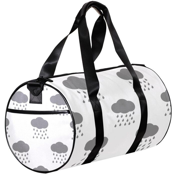 Спортивна сумка, маленька дорожня сумка, сумка для шопінгу та йоги, колір Сірий дощ, сумка для фітнесу на відкритому повітрі, ручна поклажа