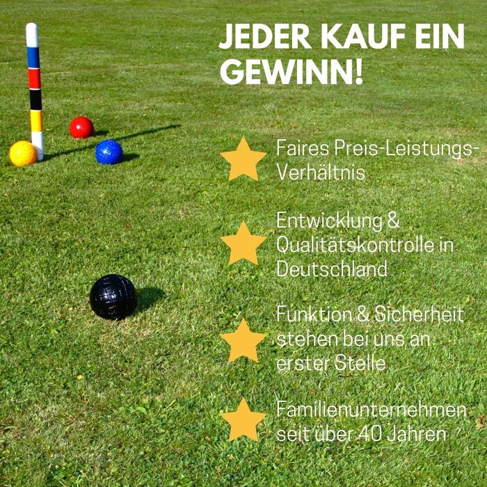 НАЙКРАЩИЙ СПОРТИНГ Набір для крокету Крокет для дорослих та дітей З молотками, м&39ячами, кільцями та кілками Ігри на свіжому повітрі для дорослих Садові ігри для дітей Набір для крокету для дорослих (58 см)