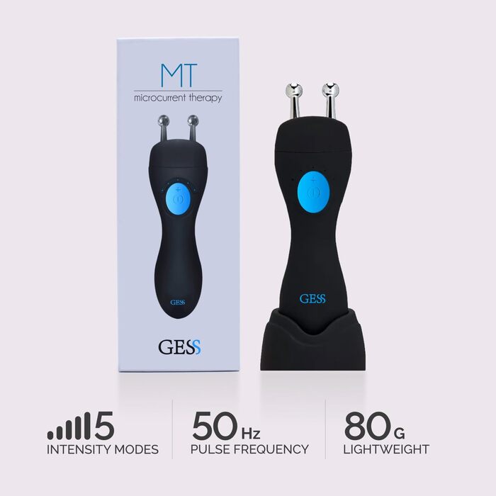 Мікрострумовий пристрій для обличчя GESS MT, підтяжка обличчя, антивіковий мікрострумовий EMS пристрій для обличчя, радіочастотний, пристрій для підтяжки щелепи, пристрій для підтяжки шкіри обличчя, масажер для обличчя проти зморшок