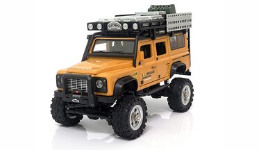 Металевий краулер 4WD 128 RTR жовтий, 22567 D90X28