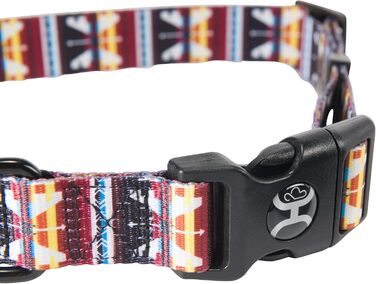Нашийник для собак Hooey Nomad, міцний поліестеровий ремінець, дизайн у стилі вестерн, принт Тотем, розмір L