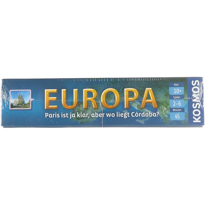 Європа, географічна гра, сімейна гра для 2-6 гравців, від 10 років, кругосвітня гра, гра про Європу, навколосвітня подорож, настільна гра, настільна гра, 692636