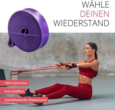 Стрічка для фітнесу Стрічка опору для підтягування, допоміжний засіб для підтягування електронна книга тренувань - Стрічка опору д