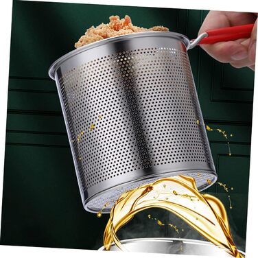 Комплект фритюрниці з нержавіючої сталі для дому Міні-сковорода Портативна плита Кошик для фритюрниці тако Японська фритюрниця темпура Маленька глибока фритюрниця Кошик для фритюрниці з горщиком, 1