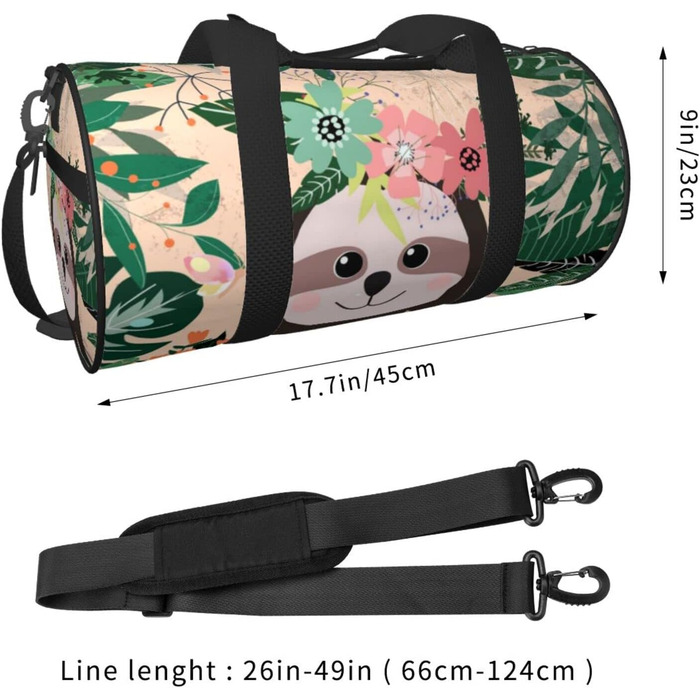 Дорожня сумка Ледачий Дружок, спортивна сумка для чоловіків та жінок, сумка-мішок для пляжу та спорту