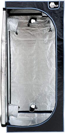 У 8 розмірах - Grow Indoor Box, Grow Tent, Greenhouse, Шафа для вирощування рослин - 80 x 80 x 180 см 80x80x180 см / Чорний