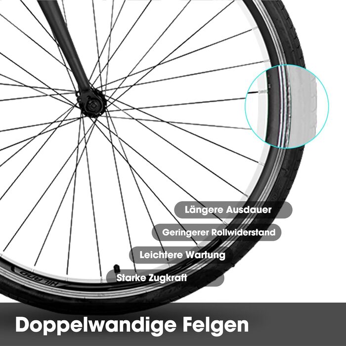 Шосейний велосипед Hiland 28 дюймів, 14 швидкостей, алюмінієва рама, 700c, міський велосипед для чоловіків та жінок, чорний, L-Carreras