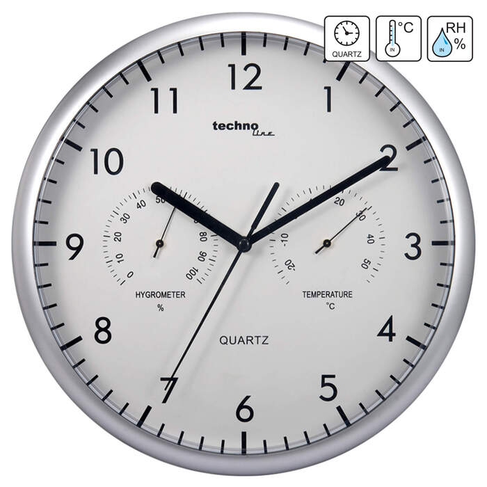 Годинник настінний Technoline WT650 White (WT650)