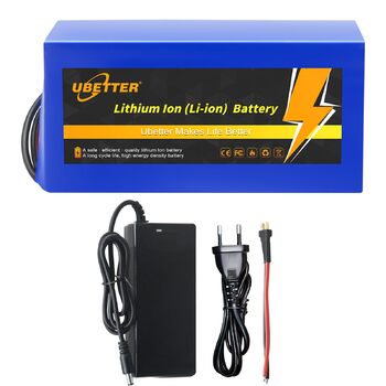 Літієва батарея для електровелосипеда 36V 48V, акумулятор для електричного велосипеда, акумулятор для електричного велосипеда 10AH 14AH 20AH із зарядним пристроєм 2A для двигуна електричного велосипеда та скутера потужністю 0-1000 Вт 36V 14AH