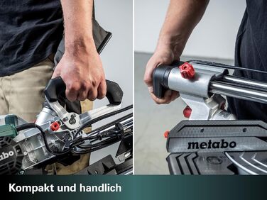 Набір торцювальних пилок Metabo KGS 254 M - 613254900 - з лінією Precision Cut Line, 2-м твердосплавним пиляльним полотном 254 мм