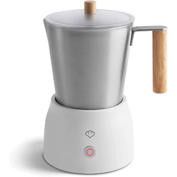 Електричний спінювач молока SPRINGLANE Mia, нержавіюча сталь, 600 Вт, 250 мл, 2 насадки, 4 програми для холодного або гарячого спі