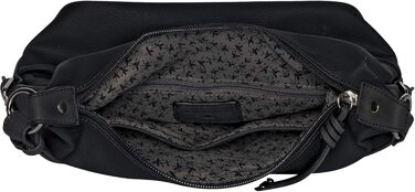 Жіноча сумка через плече середнього розміру 33x15,5x28,5 чорна