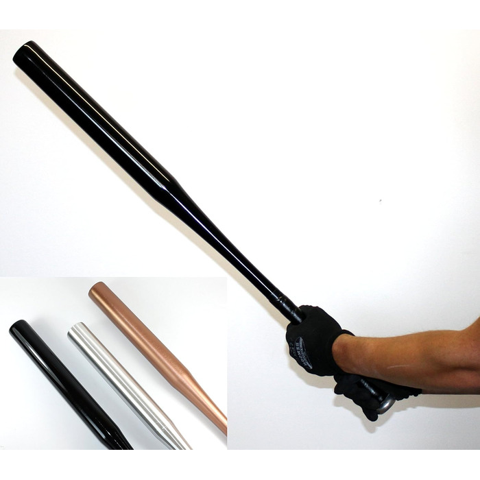 Бейсбольна бита -K&B Vertrieb- Бейсбольна бита Wooden Baseball Bat Wooden Bat Bat 569 ( алюмінієвий чорний)