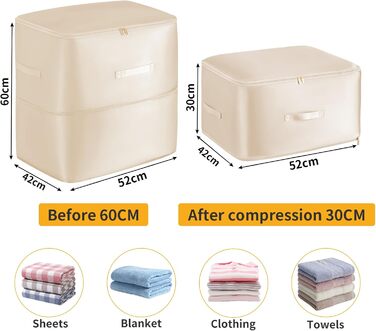 Мішки для зберігання простирадл - Ящики для зберігання білизни на блискавці, мішок для зберігання одягу, шафа, органайзер з посиле