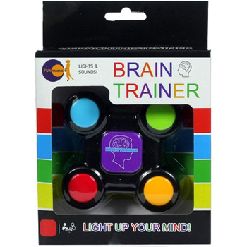 Тренажер для мозку, гра на пам&39ять і навчання зі світлом і звуком, включаючи батарейки, 4802 -