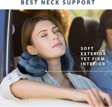 Односпальне ліжко Total Pillow Hampton Direct Blue, синього кольору