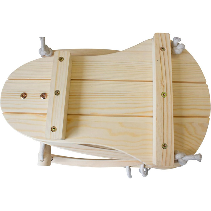 Дитячі дерев'яні гойдалки Гойдалка-кінь Гойдалка решітка Гойдалка дитяча - 6557