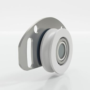 Шафа-купе з розсувними дверима, 2-дверна з дзеркалом, 120 см (білий/білий/білий) Білий/білий/білий 120 x 215