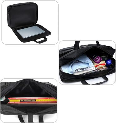 Сумка для ноутбука, 38,1 см (15/17 дюймів), водонепроникна, протиударна, легка, сумка через плече, сумка-месенджер, сумка для ноут