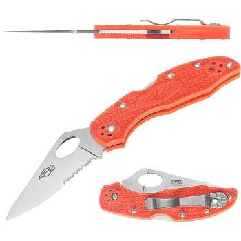 Кишеньковий складаний ніж зі сталі 440C лезо 75 мм нековзна ручка з кліпсою Кемпінг Полювання Риболовля Відкритий EDC ніж 175 мм 6