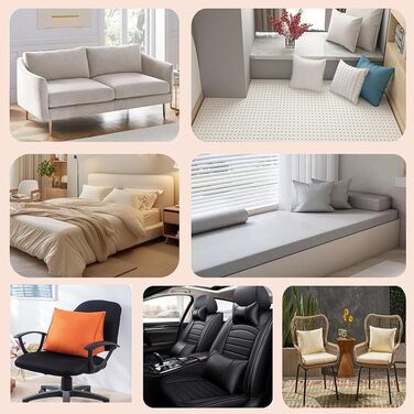 Універсальна ергономічна клиноподібна подушка 60 см, подушка для спинки дивана, поперекова подушка для ліжка, подушка для узголів&39я, трикутна подушка для книги, опорна подушка, зручна подушка для читання з чохлом, що прається, для ліжка/дивана, світло-з