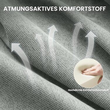 Комплект кухонних стільців COLAMY з 4 предметів, сучасні м&39які обідні стільці з фіксованою спинкою, тканинний обідній стілець з дерев&39яними ніжками для їдальні, кухні, ресторану, зелений зелений комплект з 4 предметів