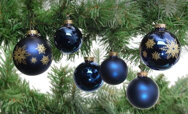 Різдвяні скляні ялинкові прикраси 16 шт Krebs Glas Lauscha