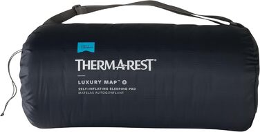 Самонадувальний пінопластовий килимок для кемпінгу Therm-a-Rest LuxuryMap, розмір XL, 76,2 x 190,2 см (X-Large - 30 x 77 дюймів) з оновленою сумкою для зберігання