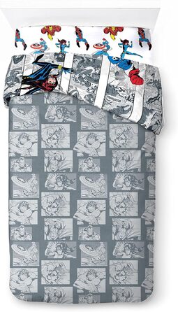 Бавовна Комплект постільної білизни з 3 предметів 135x200 см Односпальне ліжко - Підодіяльник простирадло 90x200 см наволочка 50x7