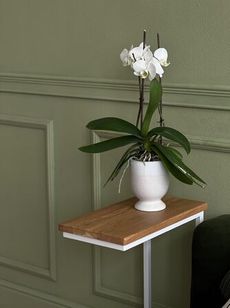 Маленький приставний столик-диван Чорно-білий дерев&39яний столик для ноутбука С-подібний столик для дивана Приставний столик піднос дубовий столик-ліжко тумбочка тумбочка високий столик для ноутбука для дивана маленький столик для вітальні (CWH) каркас б