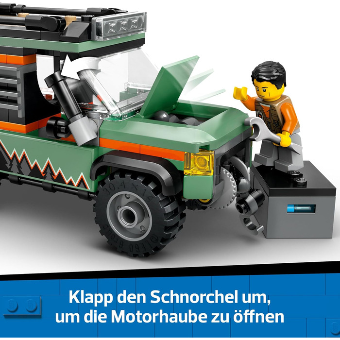 Конструктор LEGO City Offroad Off-Road Vehicle 60447, 221 деталь, позашляхова тематика