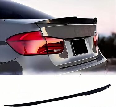 Заднє спойлерне крило ADUZA для BMW Series 7 Series 7 Series F01 F02 F03 2009-2015, Автозапчастини Sport Performance Tail Spoiler Автомобіль Модифікація Запчастини, Яскравий Чорний Звичайний Яскравий Чорний