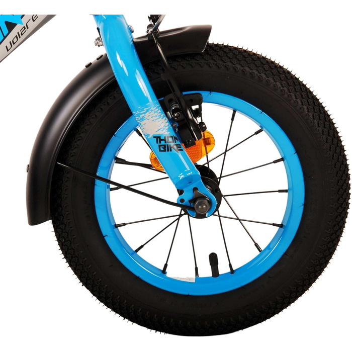 Дитячий велосипед Volare Thombike для хлопчиків, 12 дюймів, Чорно-синій