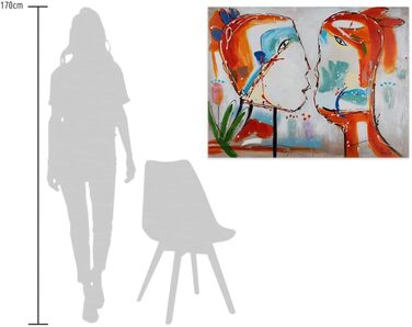 Картина на полотні 100 РУЧНИЙ РОЗПИС 100x75см Картина 'Заповіт на життя Обличчя Кольорові Фотошпалери вітальня