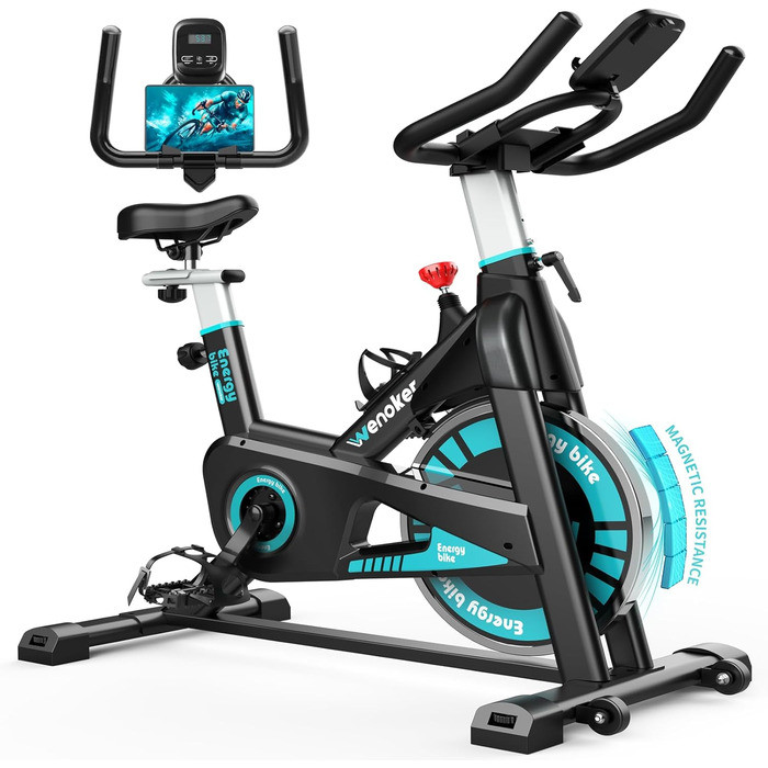 Велотренажер Wenoker Heimtrainer Fahrrad 2025 з магнітним опором, спінінг для приміщень