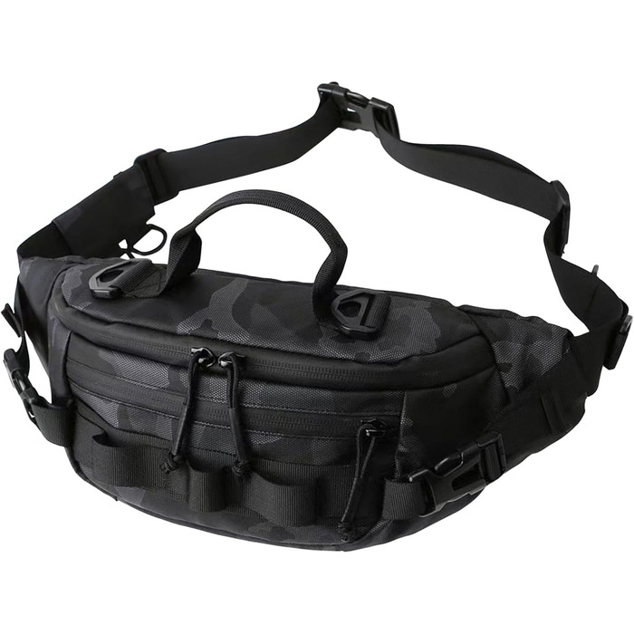 Рибальська поясна сумка, поясна сумка для риболовлі нахлистом - водонепроникна рибальська сумка з поясним поясом Портативна сумка для риболовлі нахлистом Аксесуари для активного відпочинку для чоловіків, жінок, камуфляж