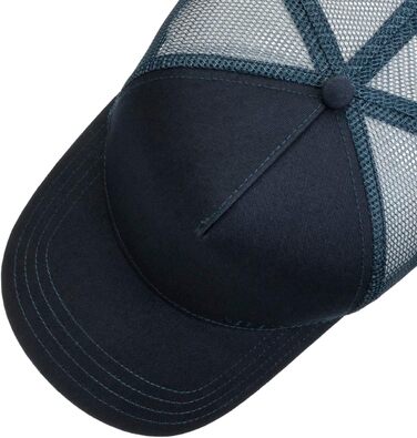 Бейсболка Stetson Classic Cotton Trucker, чоловіча/жіноча, сітчаста, бавовняна, весна-літо, темно-синя, один розмір
