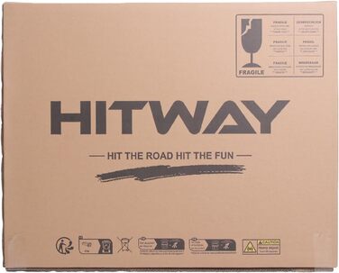 Електричний складний велосипед HITWAY e-bike 250W 8.4Ah 36V білий