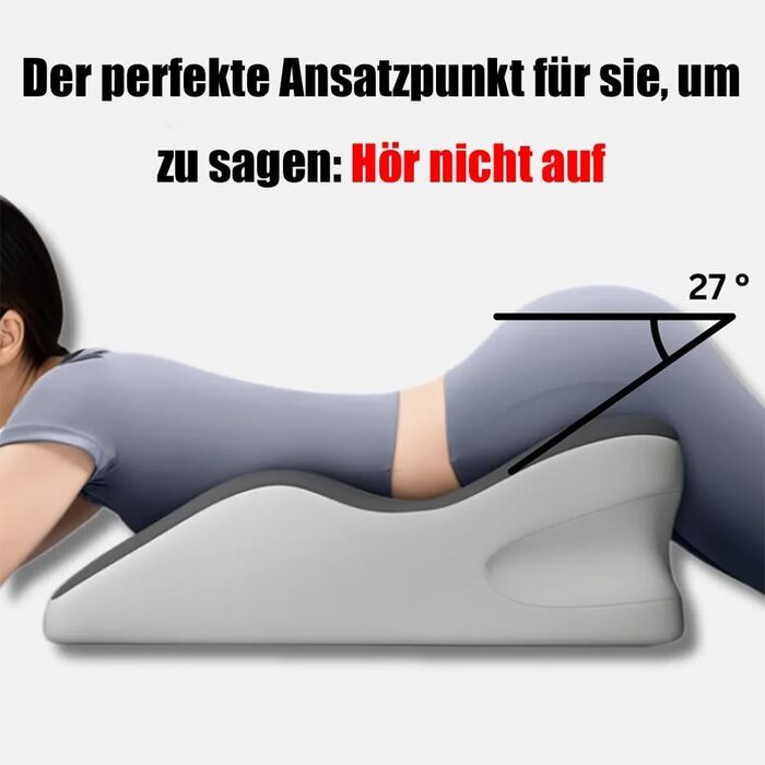 Подушка Liborah, покращена багатофункціональна подушка для пар 27 з пандусом, з невеликими аксесуарами, кілька положень забезпечують підтримку та розслаблення спини (чорна)