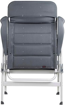 Крісло для кемпінгу Crespo XXL AL/238-DL, темно-сіре, одномісне
