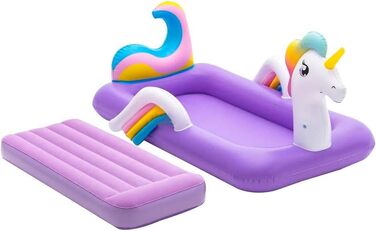 Дитяче ліжко Bestway Up, In & Over, Єдиноріг, 196 x 104 x 84 см, Фіолетовий 196 x 104 x 84 см Фіолетовий
