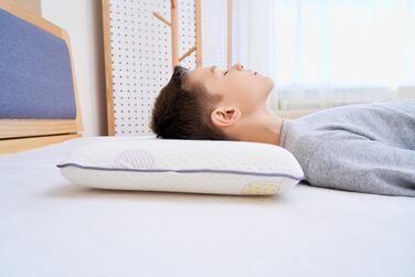 Здоров'я дітей подушка для ліжка спальна Oeko-Tex гіпоалергенна піна з пам'яттю дитяча подушка подушка для дітей (3-8 років) біла-