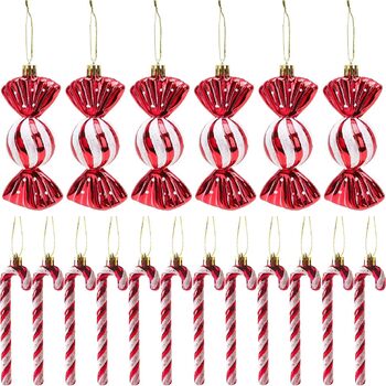 Різдвяних прикрас у формі цукерок 18 шт Winwild