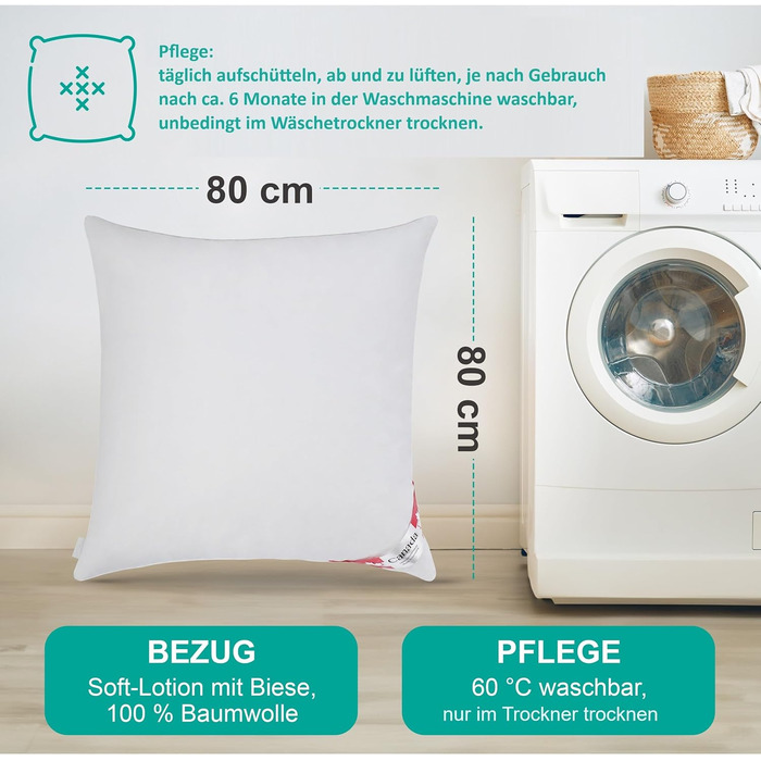 Подушка для сну на животі Arctic, 100 натуральний арктичний пух, м&39яка, що знімає тиск (40 x 80 см) від спеціалізованого магазину постільної білизни