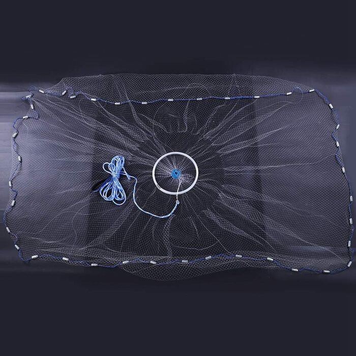 Нейлонова рибальська сітка Dioche, мононитка для зовнішнього використання, американський стиль, ручний закид, рибальська сітка 3,6 м